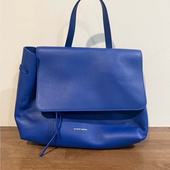 Mansur Gavriel Royal Blue Shoulder Bag - Picture 1 of 8